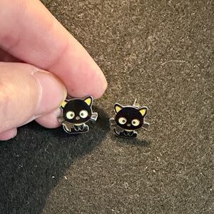 Sanrio Vintage Black Cat Earrings